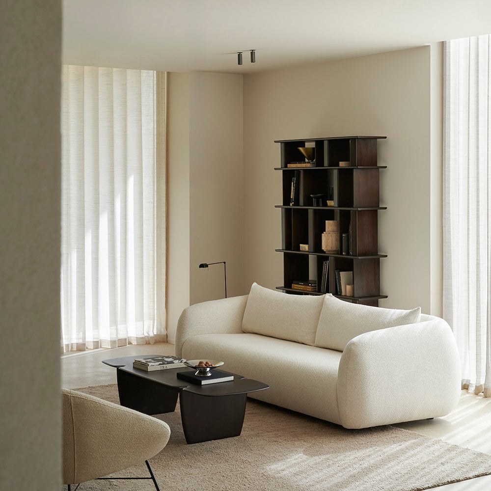 Contour-sohva, 3-istuttava, liitukuvio, 244x107 cm