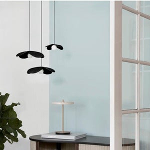 Lampunvarjostin Forget Me Not Large musta