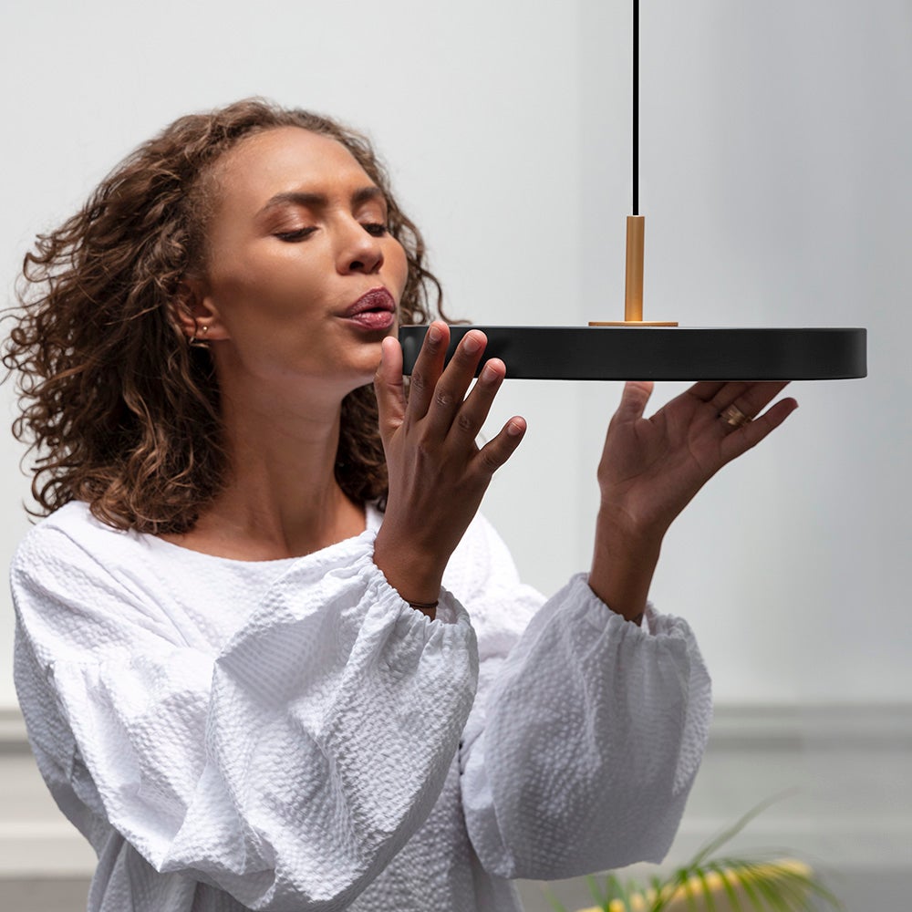 Asteria Riippuvalaisin Mini Ø31 cm Black