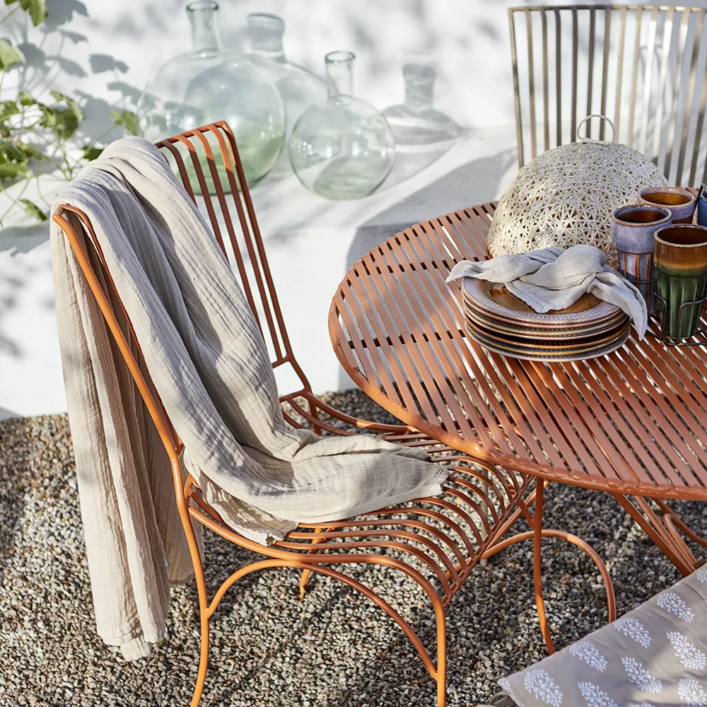 Visby tuoli keltainen