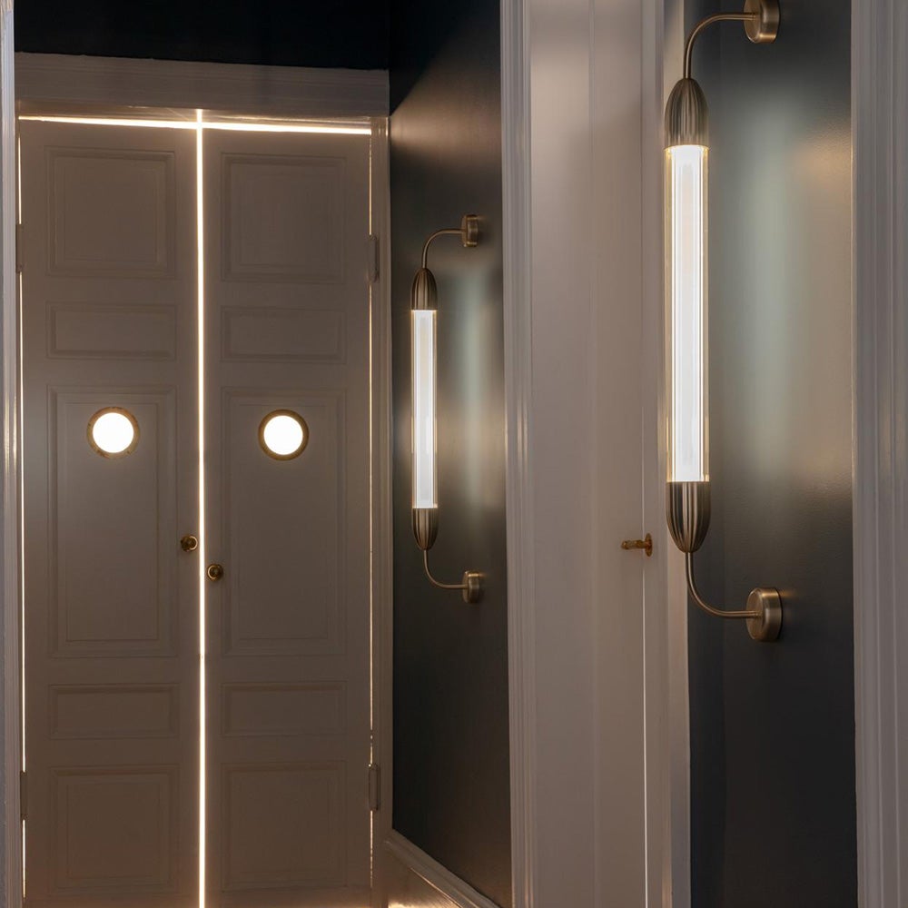 Lemon Squeeze seinävalaisin, yksittäinen, 94 cm, messinki