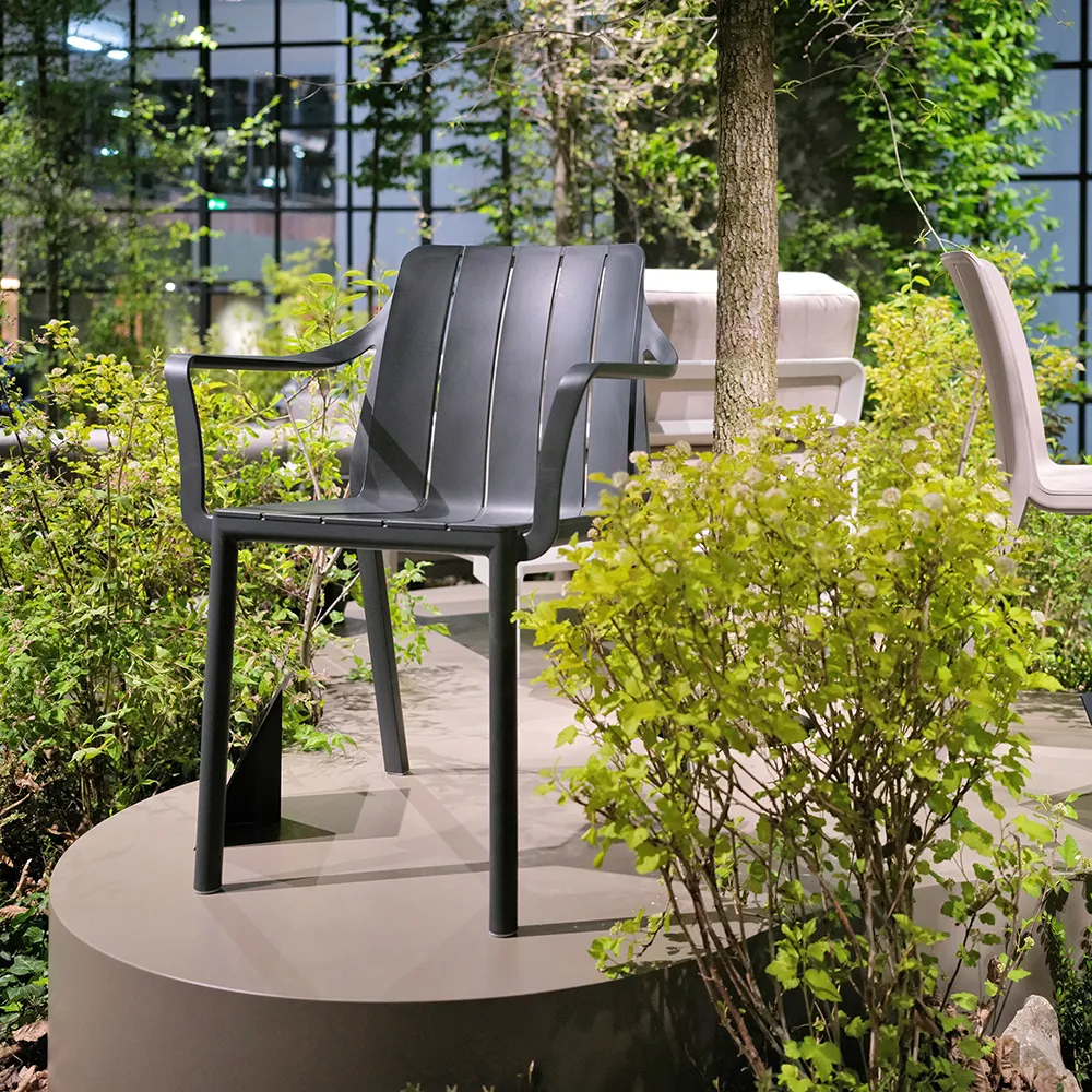 Tiberina nojatuoli Anthracite