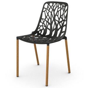 Forest Ruokailutuoli Iroko/Black 