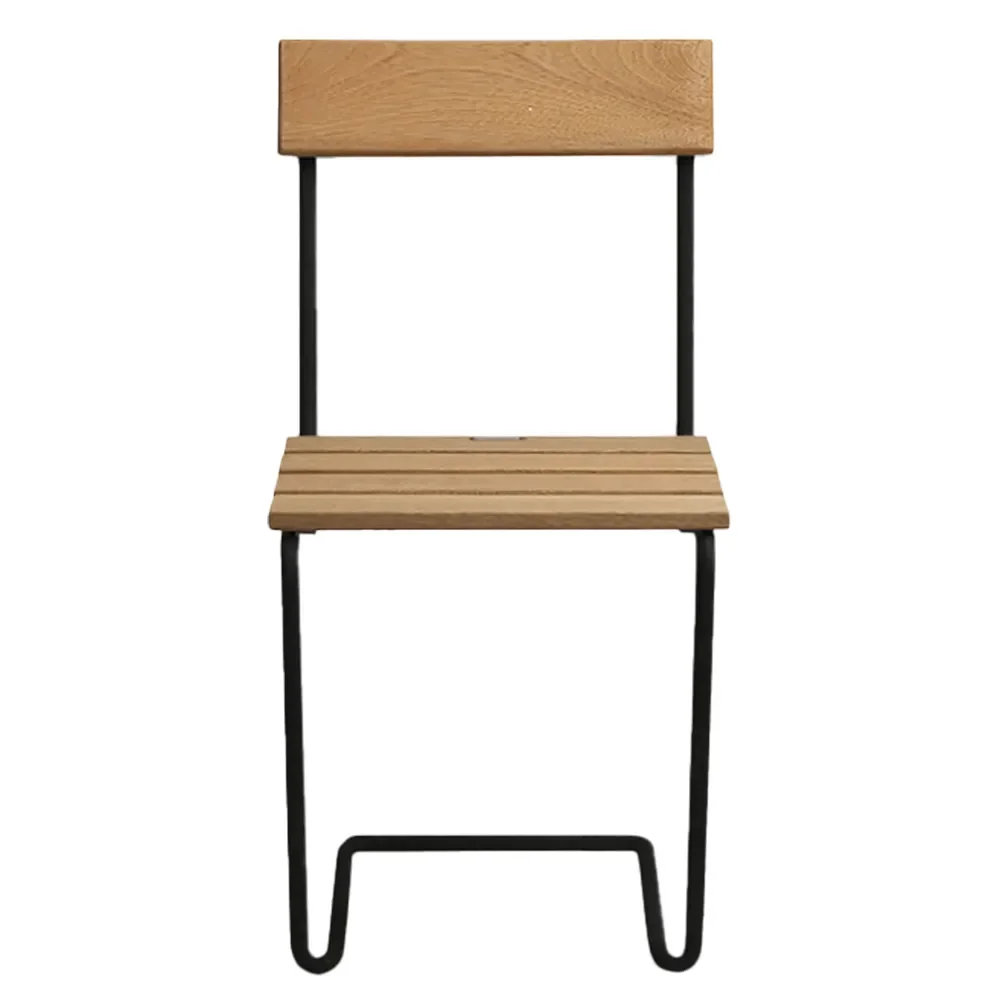 Tuoli 1 Öljytty tammi / musta runko