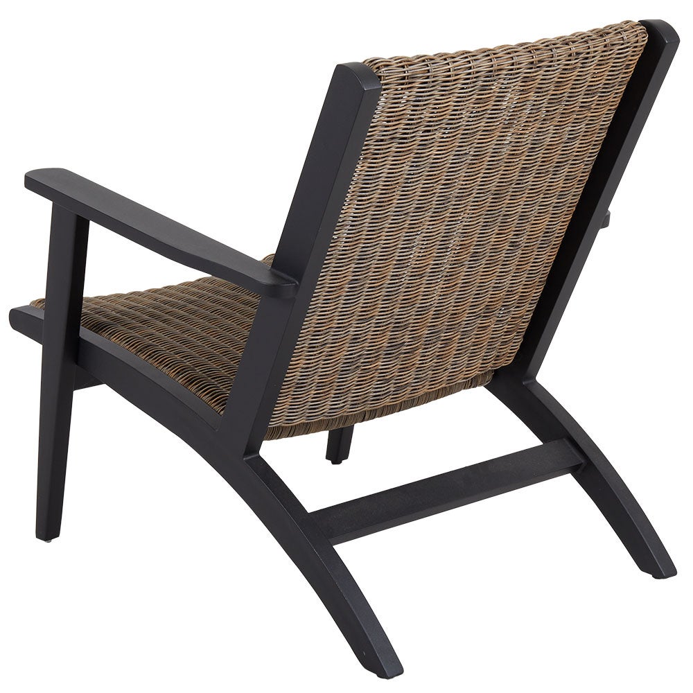 Kira nojatuoli musta/rustiikki