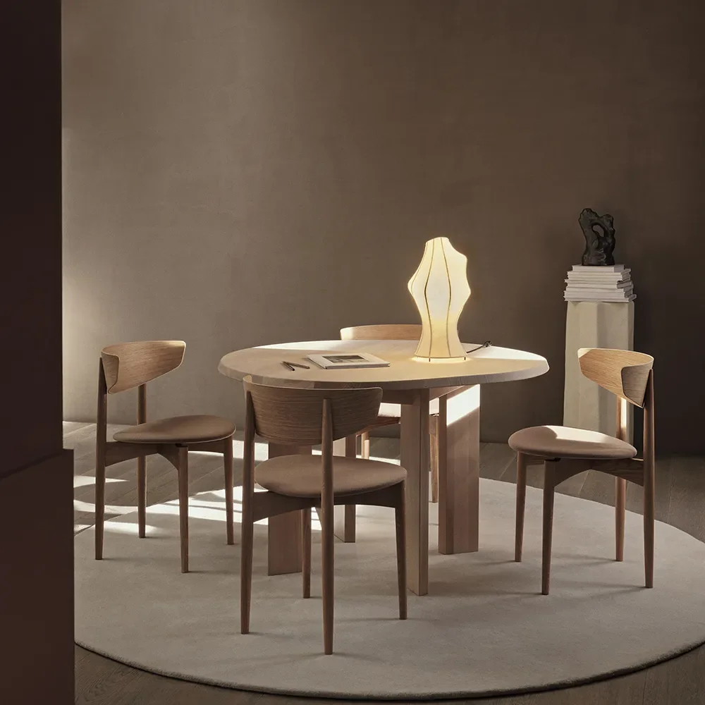 Tarn Ruokapöytä 115 cm - White Oiled Beech