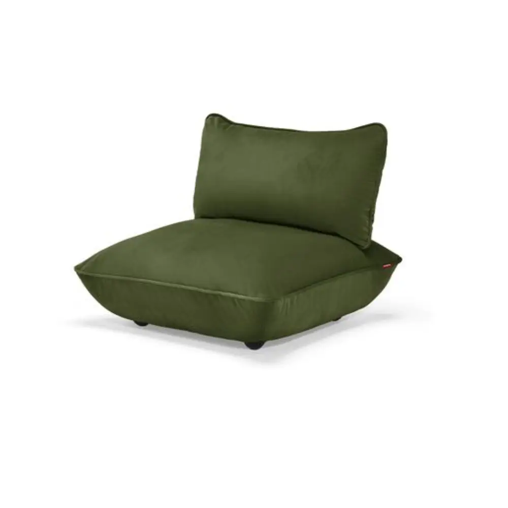 sumo seat velvet sohva moduuli recycled deep green