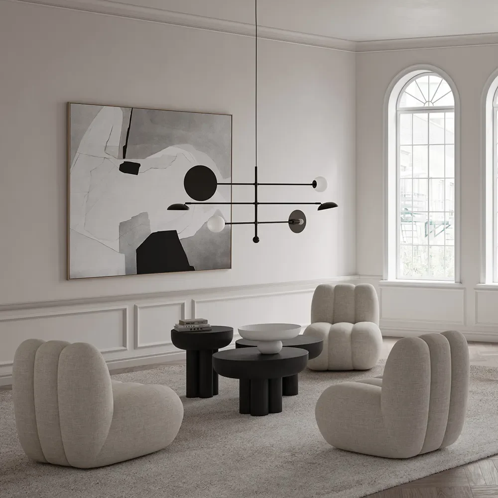  Crown-sohvapöytä matala - kahvi