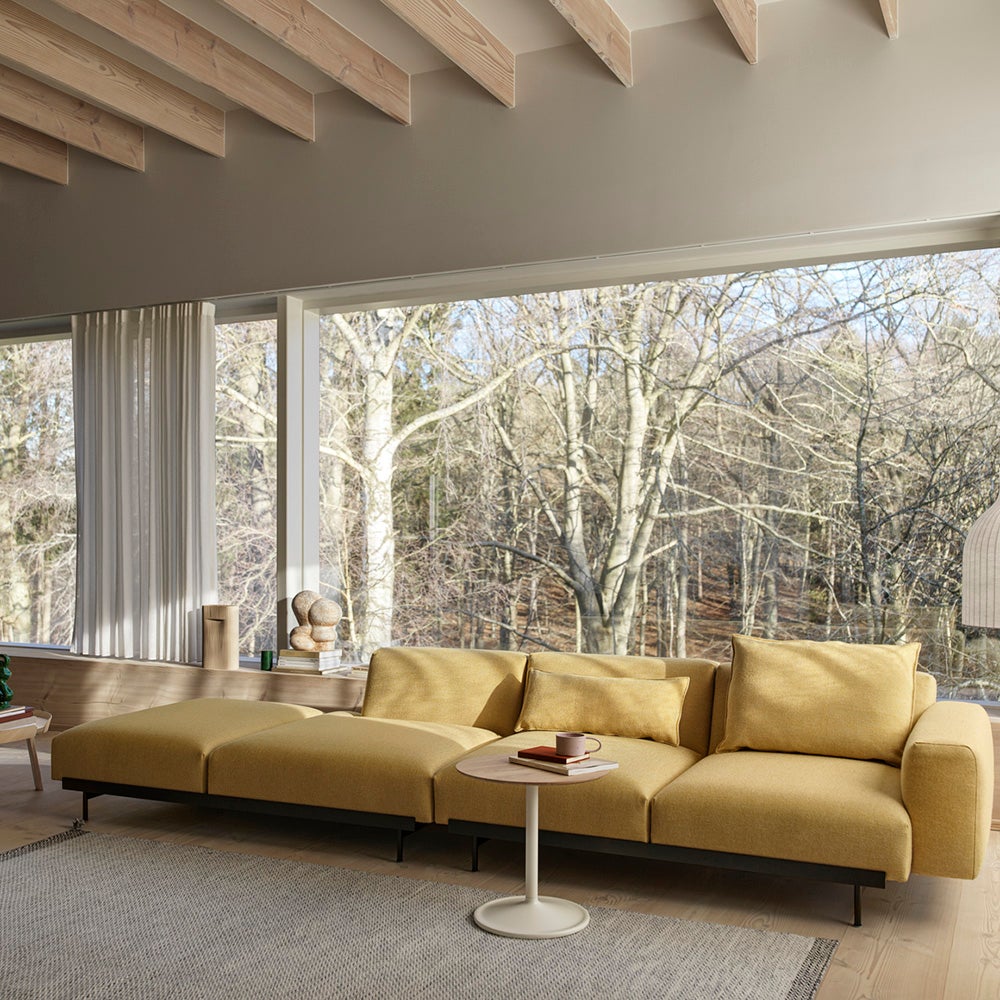  In Situ 2-istuttava modulaarinen sohva - Config 7 - Ecriture240/Musta