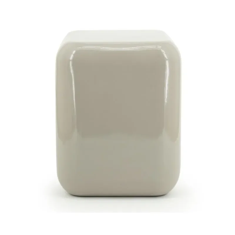 By-Boo, Stool Dixon - taupe 34x34x42 cm