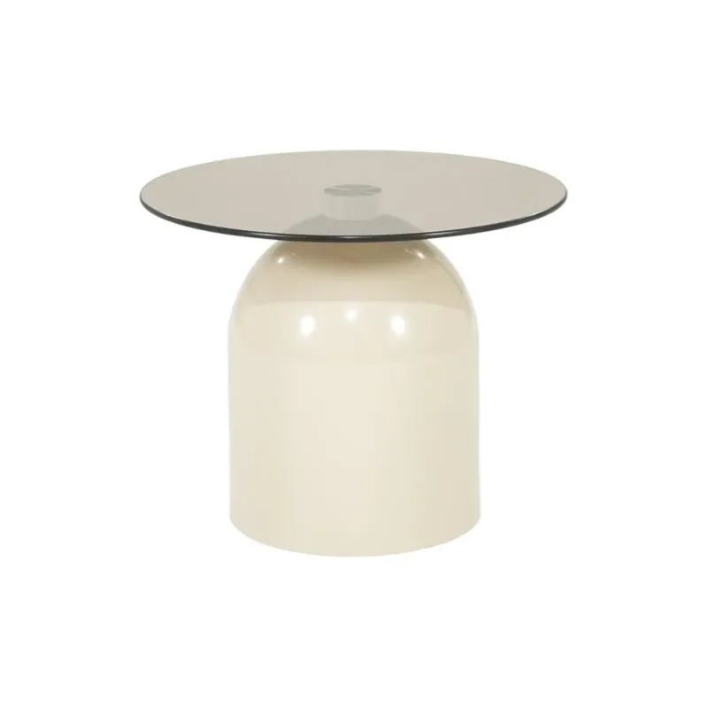 Irona small sohvapöytä 50x50x40 cm lasi beige