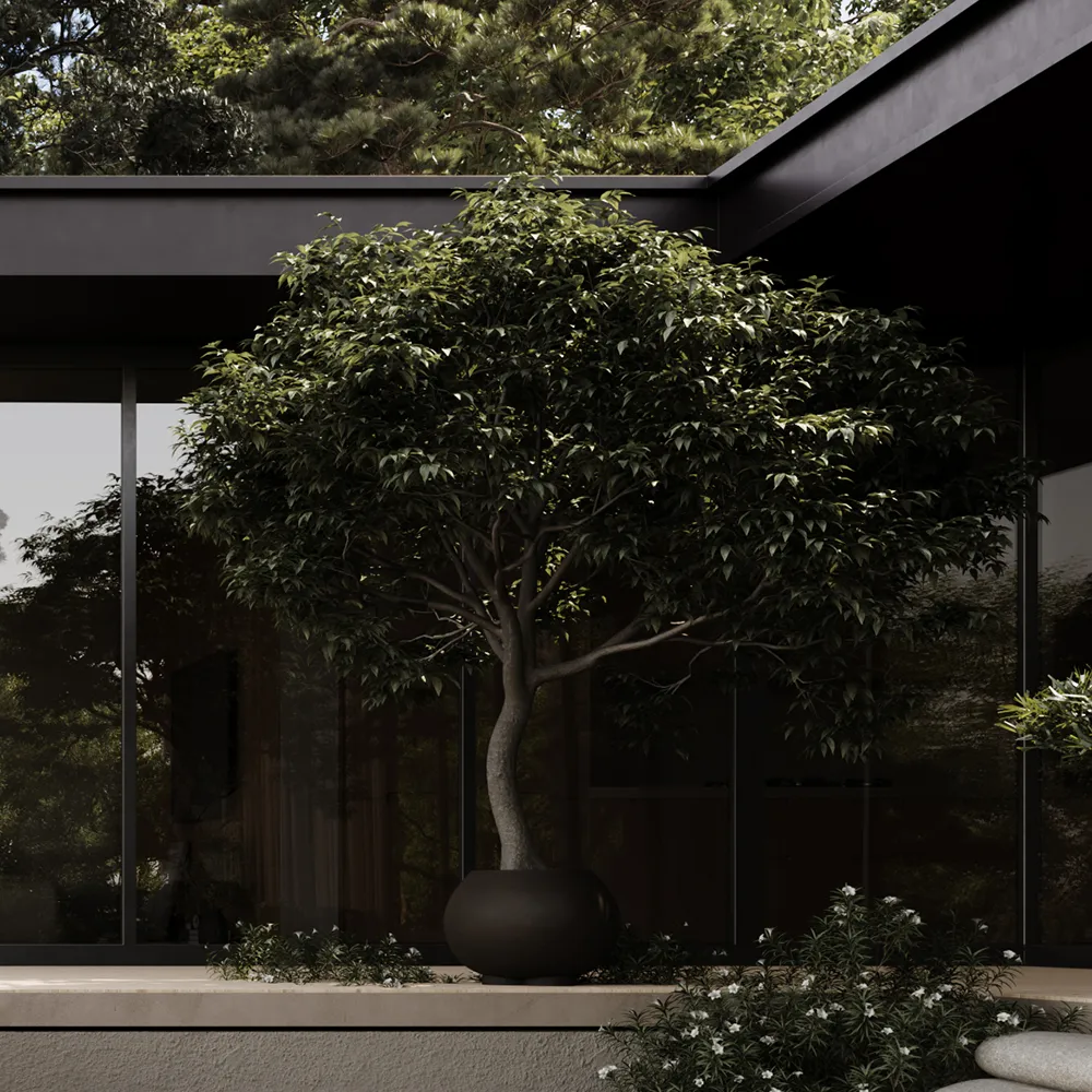 Urchin ruukku Big - Coffee