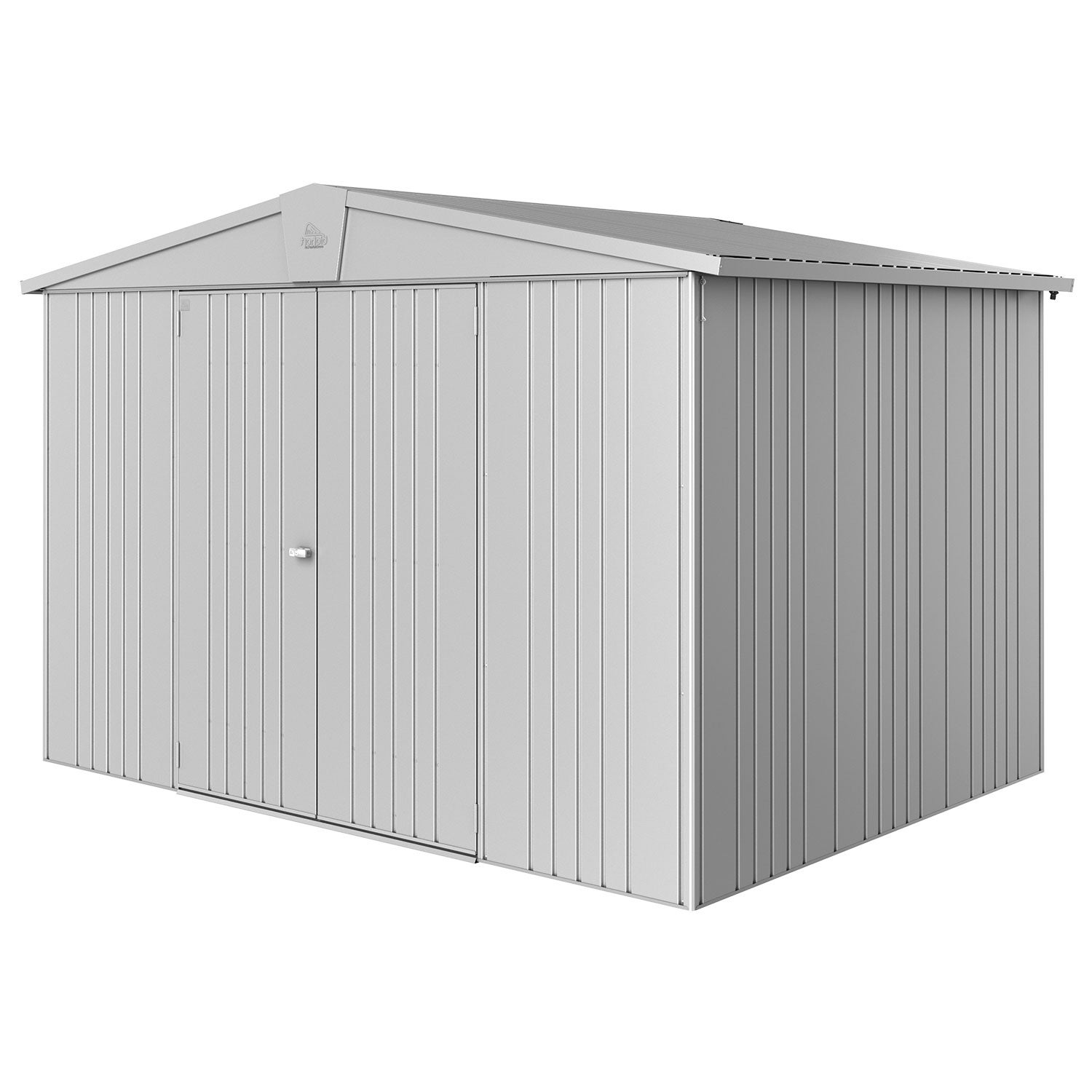 Europa puutarhavarasto koko 5 metallic hopea