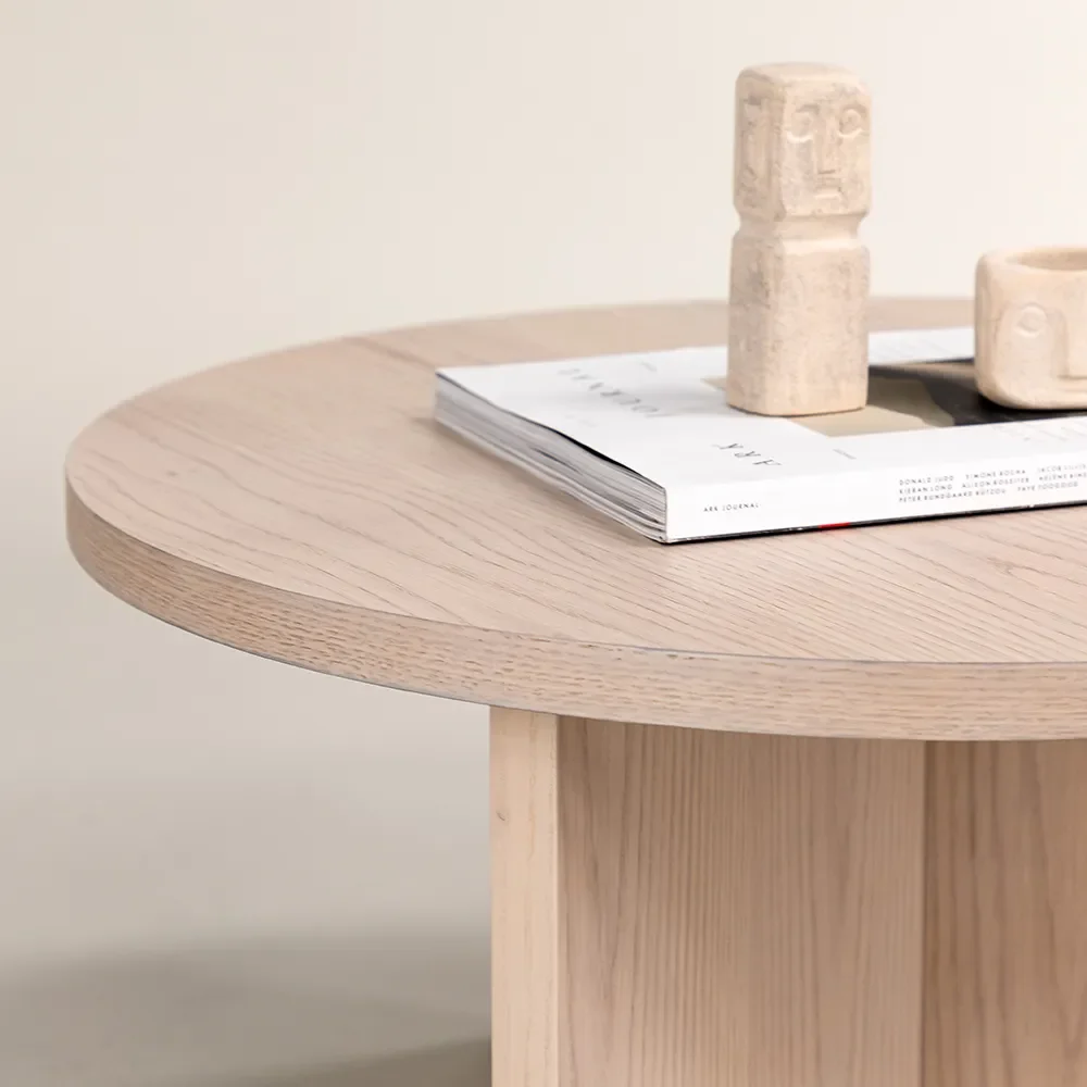 Saltö Sohvapöytä Ø65 cm Whitewash 