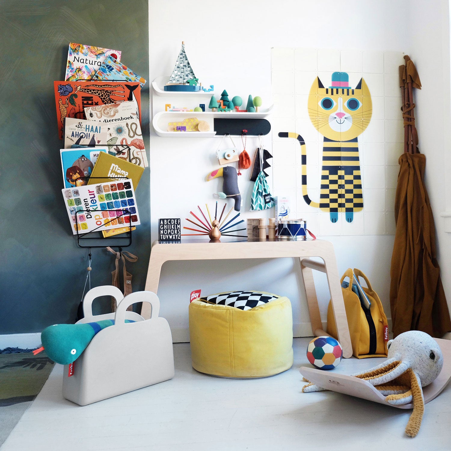 Sjopper-kees ostoskassi yellow ochre 