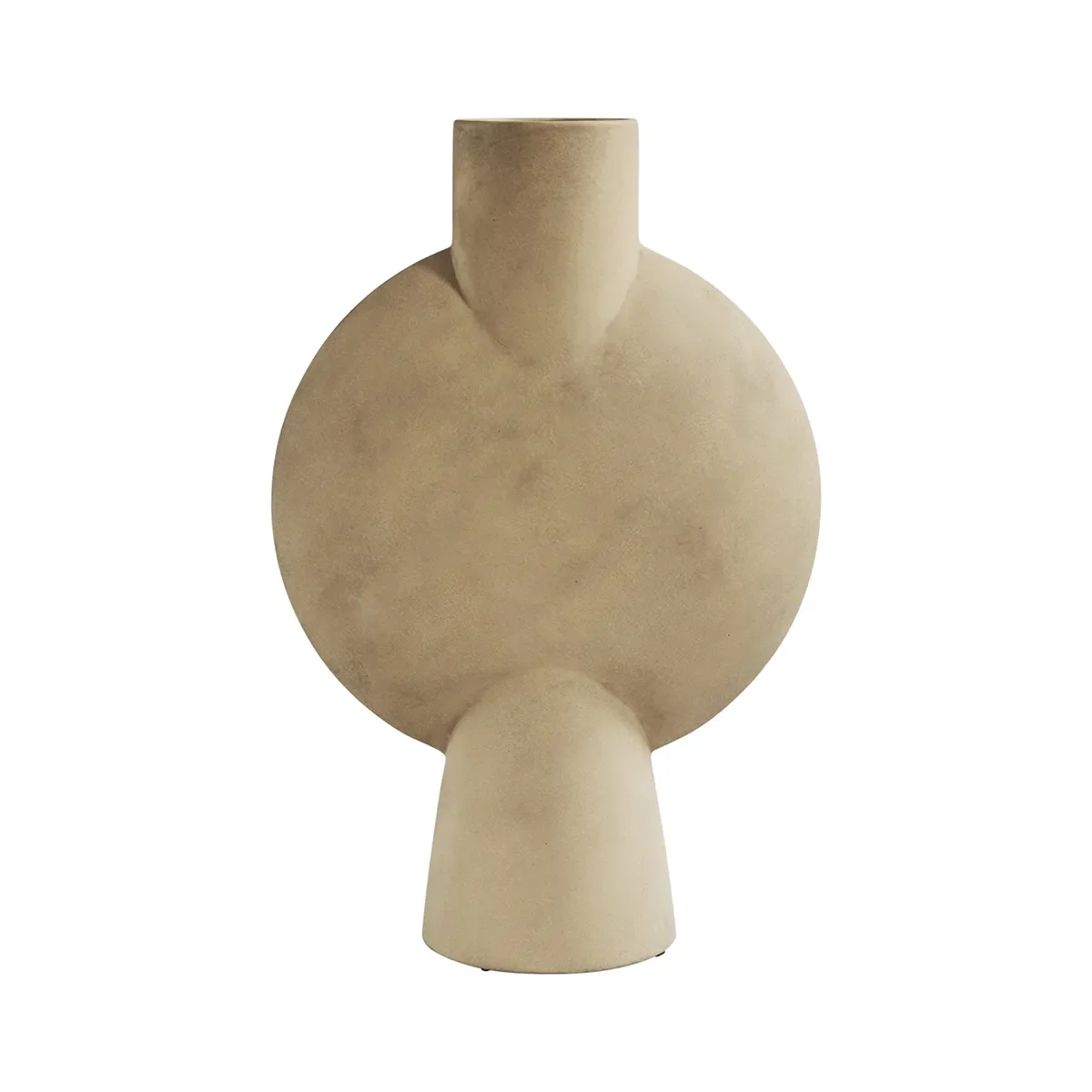 Käsinmaalattu maljakko Sphere Bubl Hexa Sand H60 cm