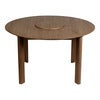 Comfort Circle Ruokapöytä jatkeella Dark Oak