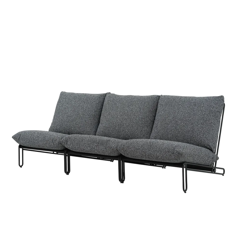 Blixt nojatuoli Musta / Teddy ant