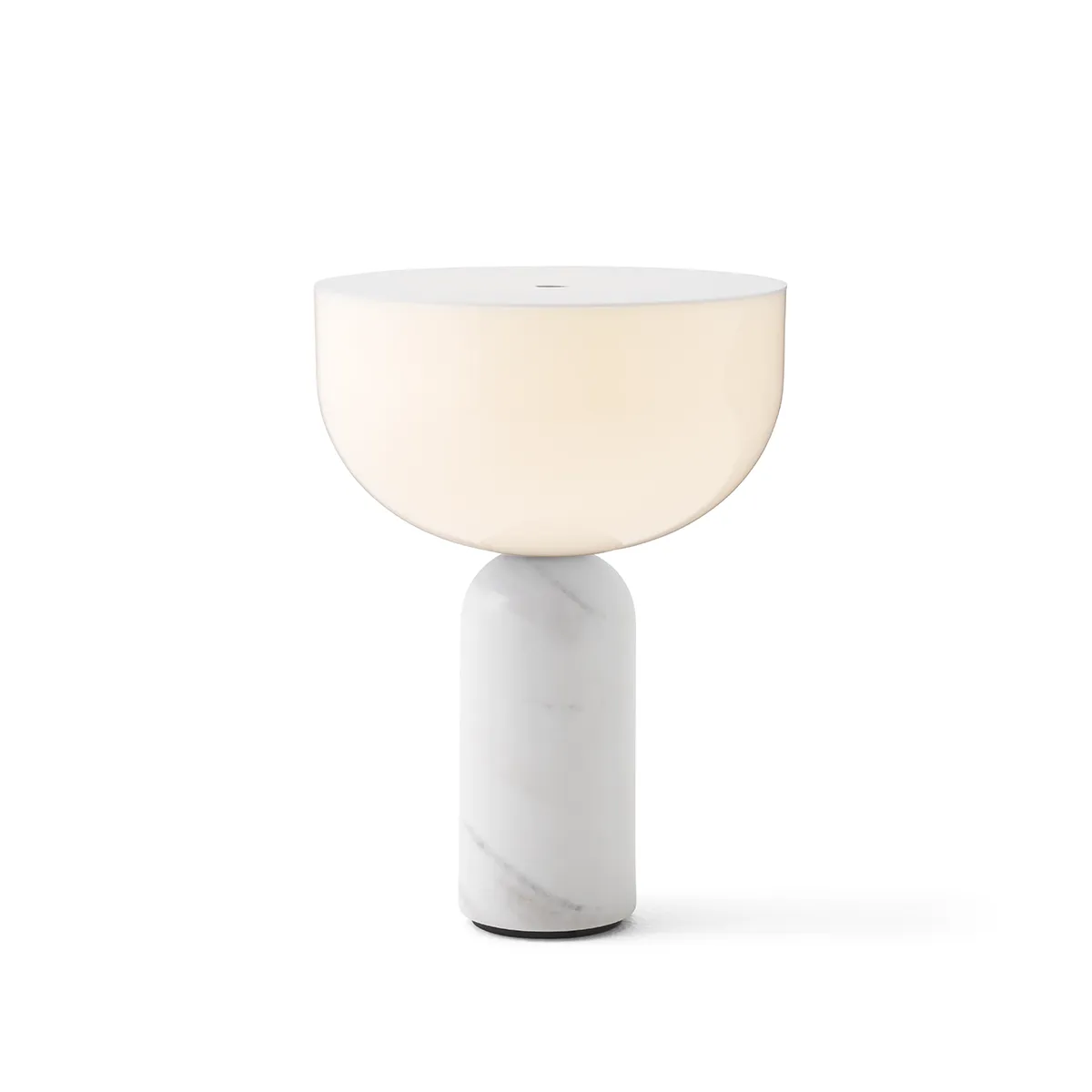 Kizu Kannettava pöytävalaisin Valkoinen Marble
