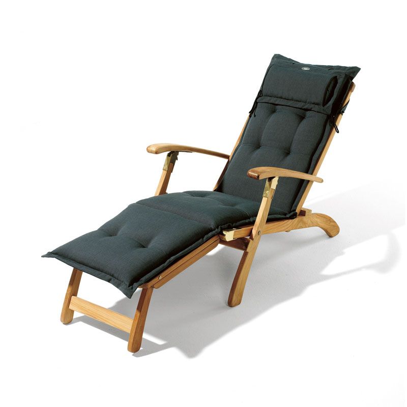 Canyon-aurinkotuolityyny strukturdralonista, denim-sininen