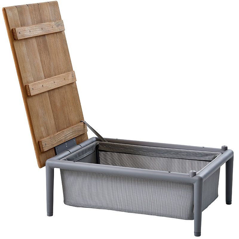 Conic Box pöytä vaaleanharmaa