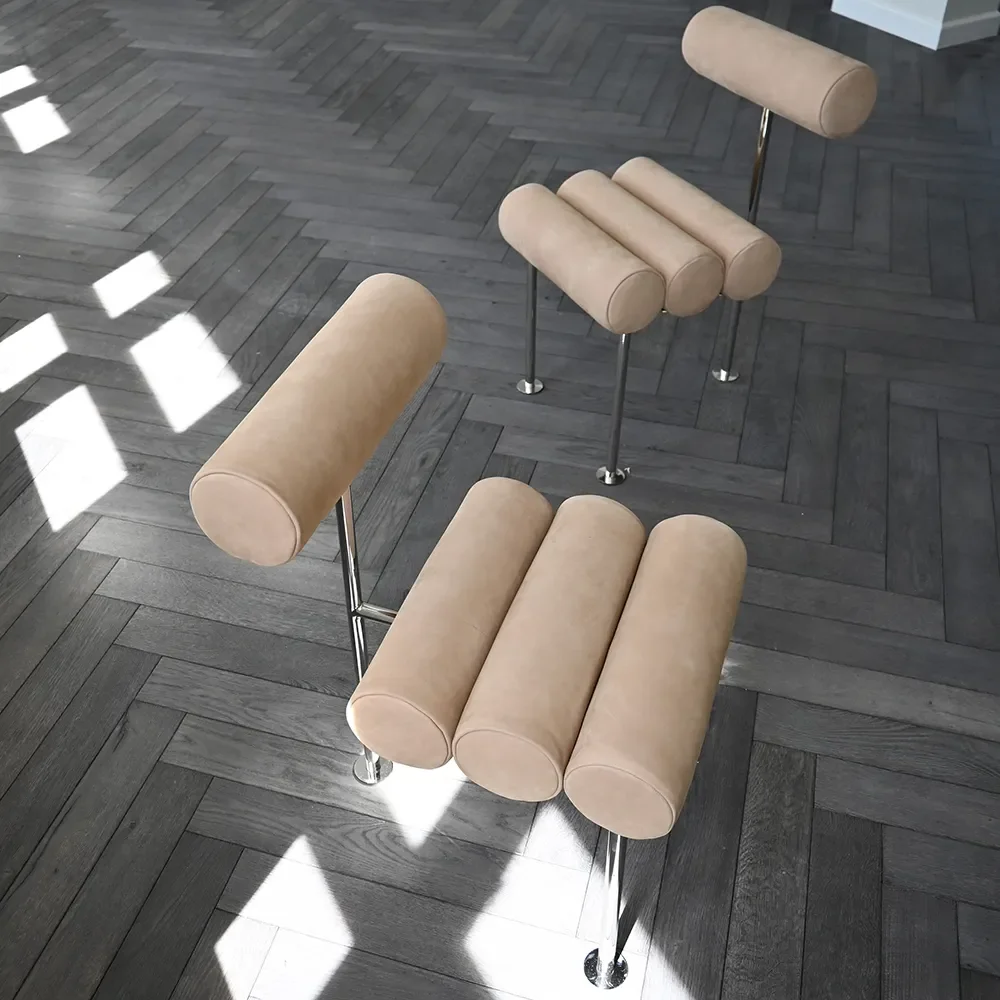 Hiro-ruokatuoli, ruostumaton teräs - nupukkia