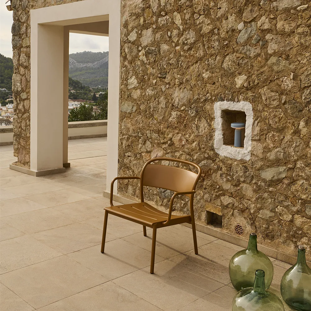 Linear Steel Nojatuoli Dark Green 