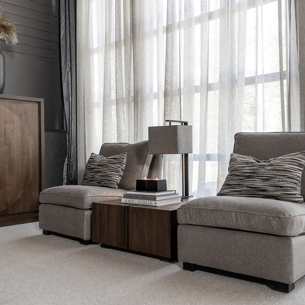 Maddox sohvapöytä 80x80 cm ruskea