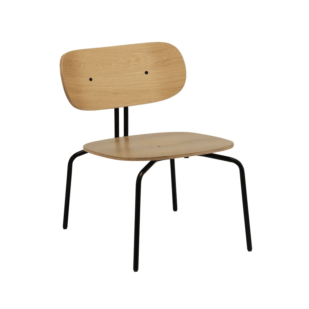 Curious-nojatuoli tammi/musta