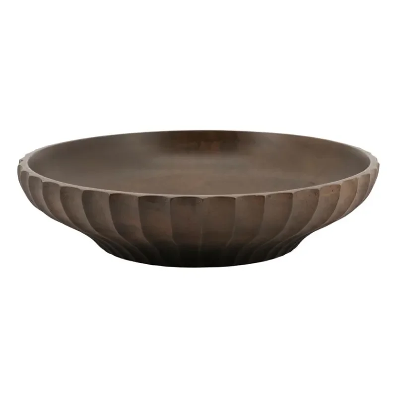 Yori large Kulho 25x25x6 cm Mangopuu dark brown