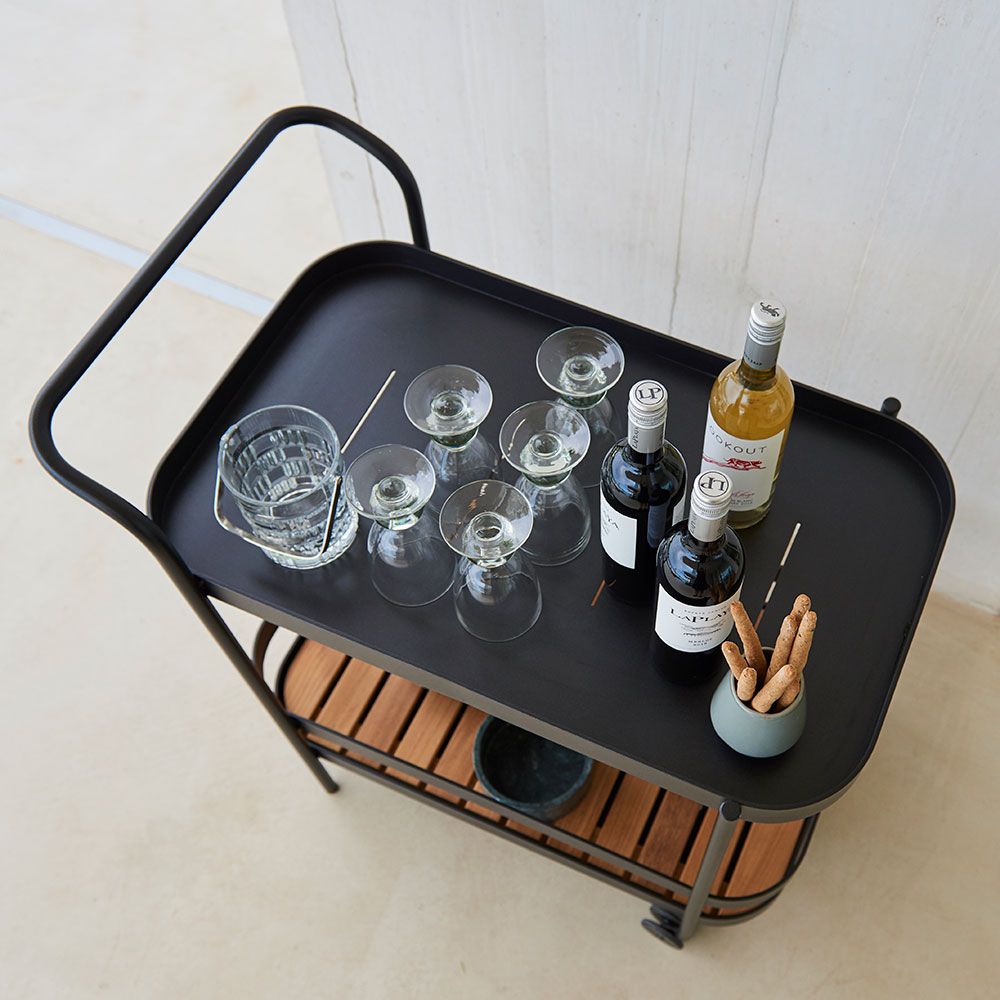 Roll Serveringsvogn Musta