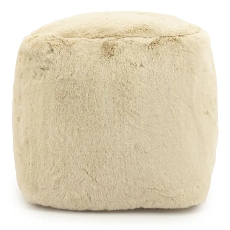Pouf Mosa - beige 45x45x45 cm