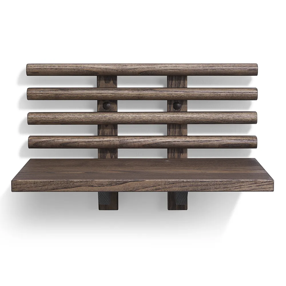 Zana Yöpöytä Ruskea öljytty saarni