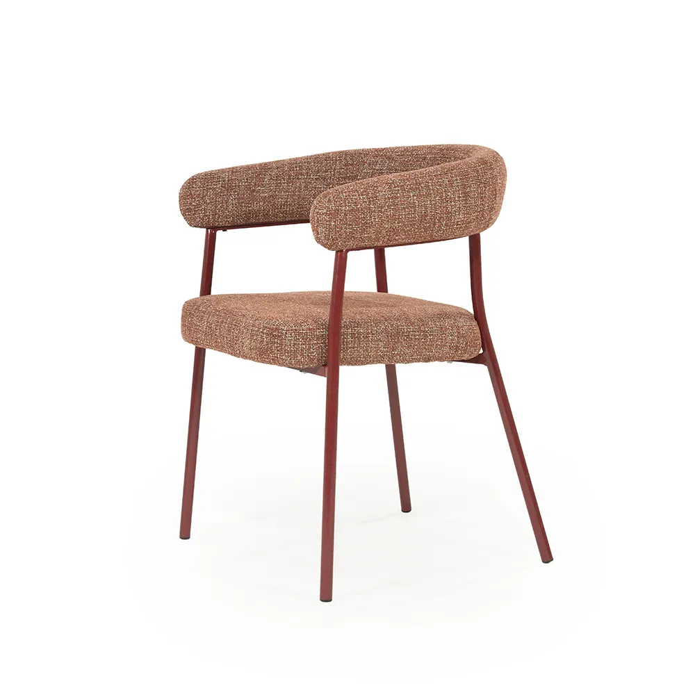 Käsinojallinen tuoli Yovi Burgundy
