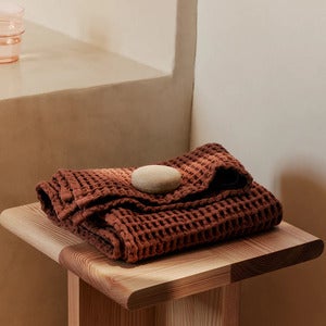 Kylpypyyhe Orgaaninen Puuvilla Brown Clay