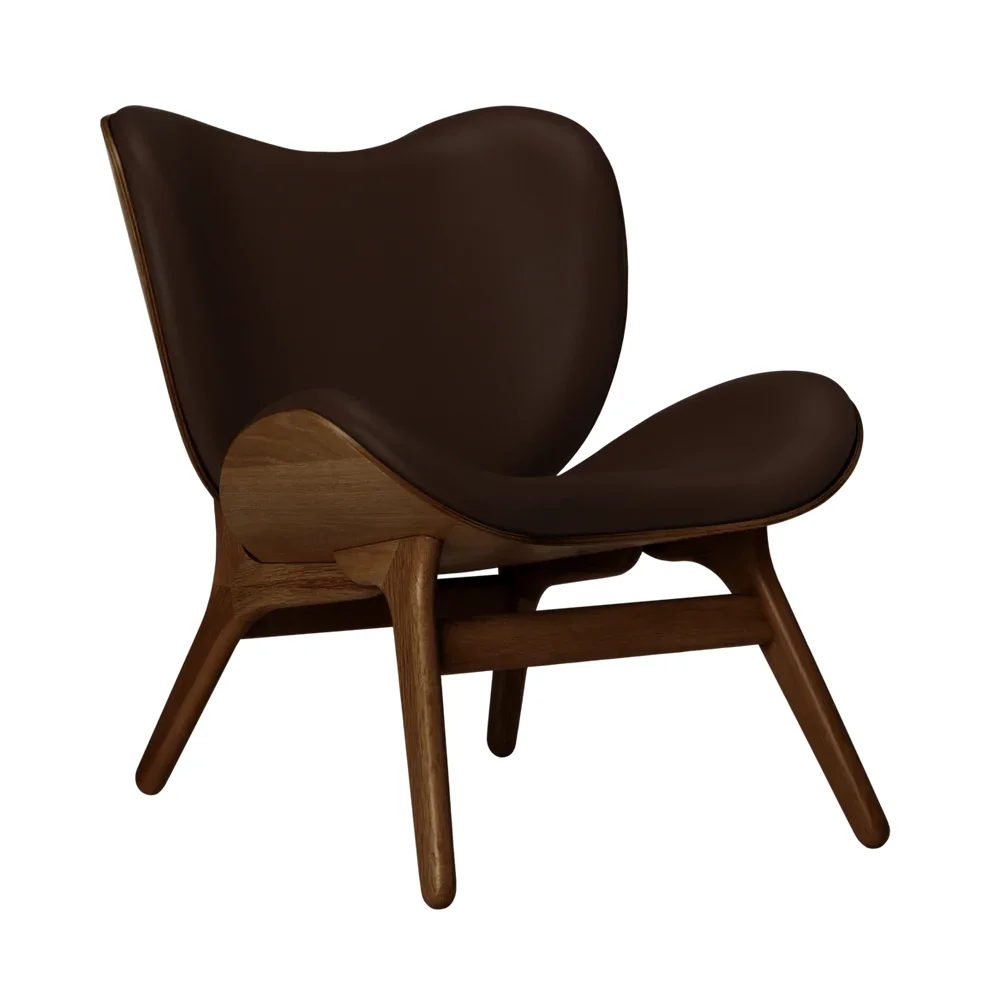 A Conversation Piece Lepotuoli Dark Oak/Hope Leather brown