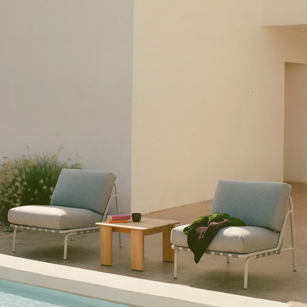 Loungenojatuoli Settle Ribbed Weave 2/Dark Green