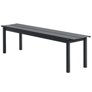 Linear Steel Penkki 170x34 cm Anthracite Black 