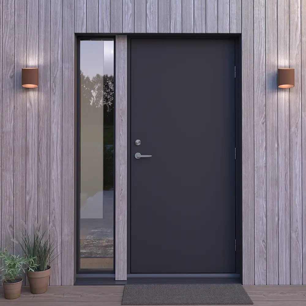 Sinne seinävalaisin IP44 roststruktur LED