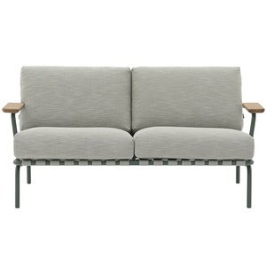 Settle 2-istuttava sohva Ribbed Weave 2/Dark Green 