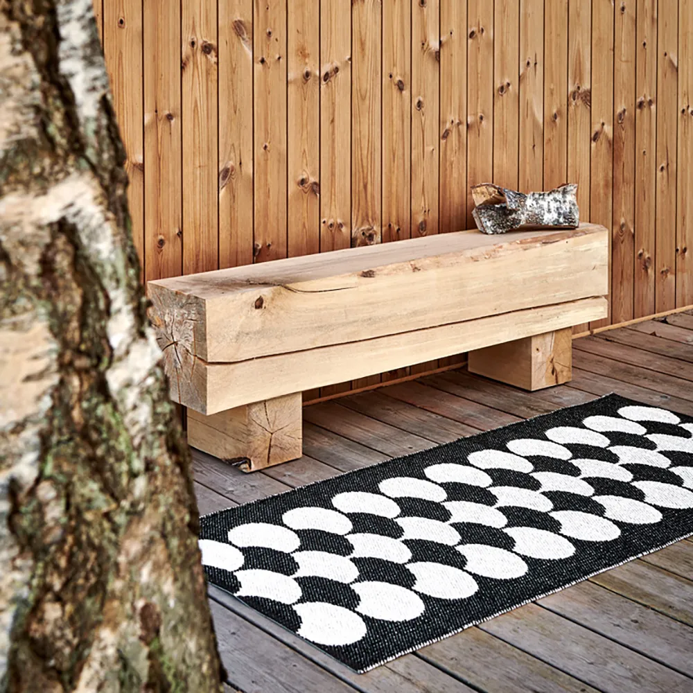 Poppy Black / Vanilla matto 70 x 150 cm