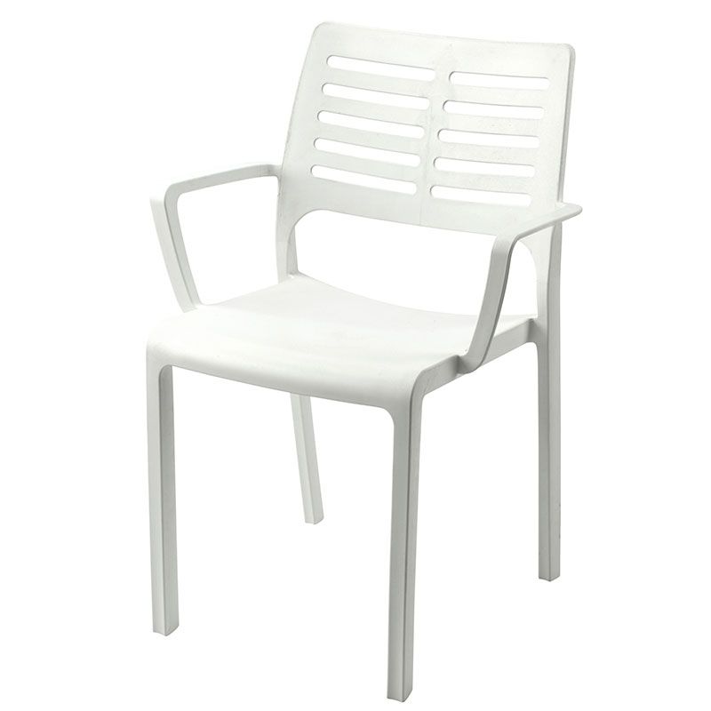 Brafab Alisei käsinojallinen tuoli valkoinen Brafab