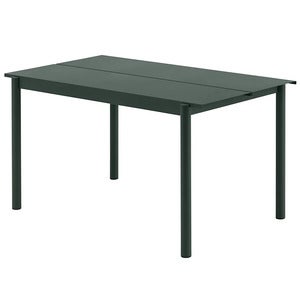 Linear Steel Ruokapöytä 140X75 cm Dark Green 