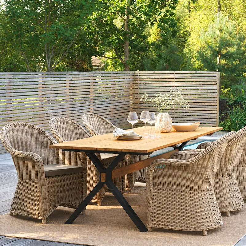 Paulina nojatuoli beige polyrottinki Brafab