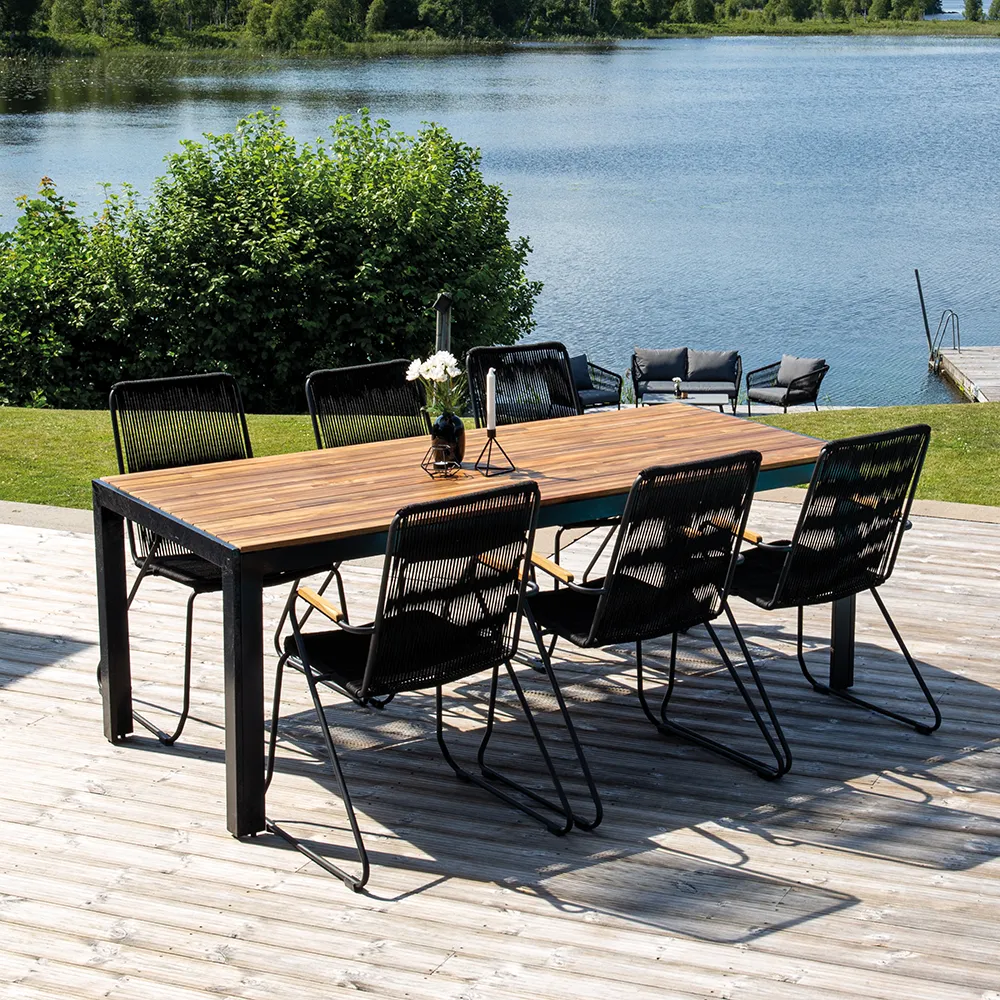 Bois ruokailutuoli Musta 2 kpl