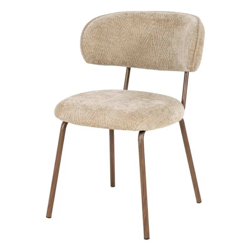 By-Boo, Timberline 54x63,5x80 cm Metalli, Vaahtomuovi & Kangas taupe