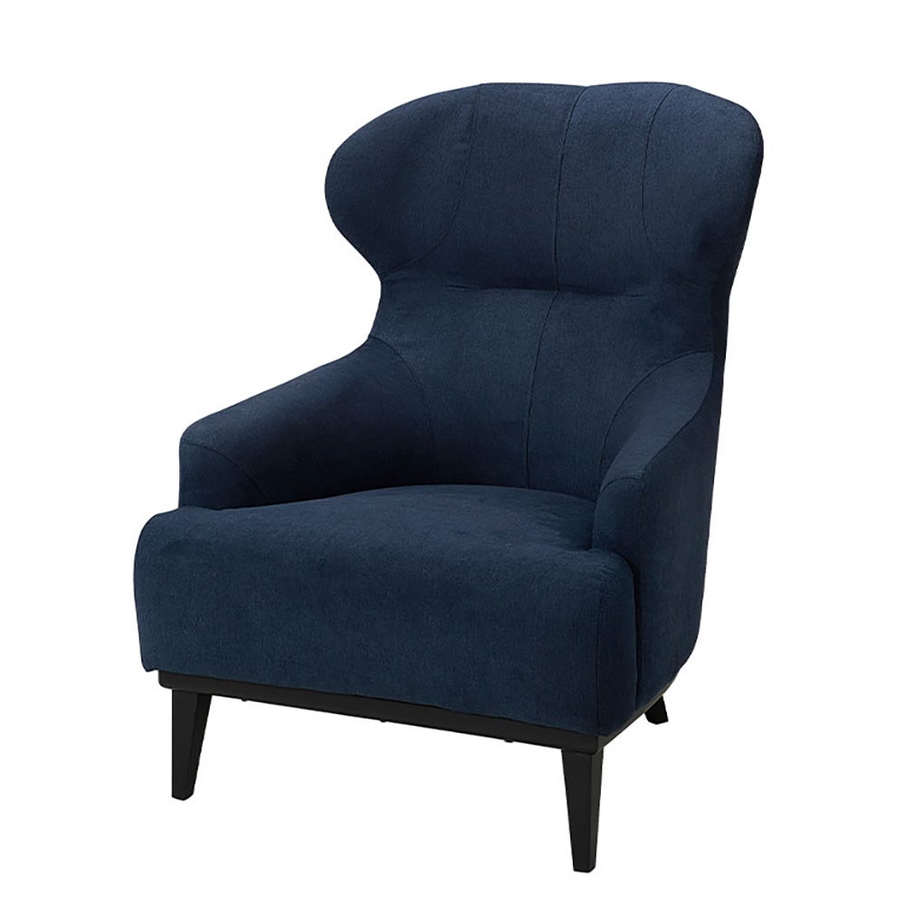 Toulouse kangasnojatuoli - Yksinkertaisesti syvän sininen