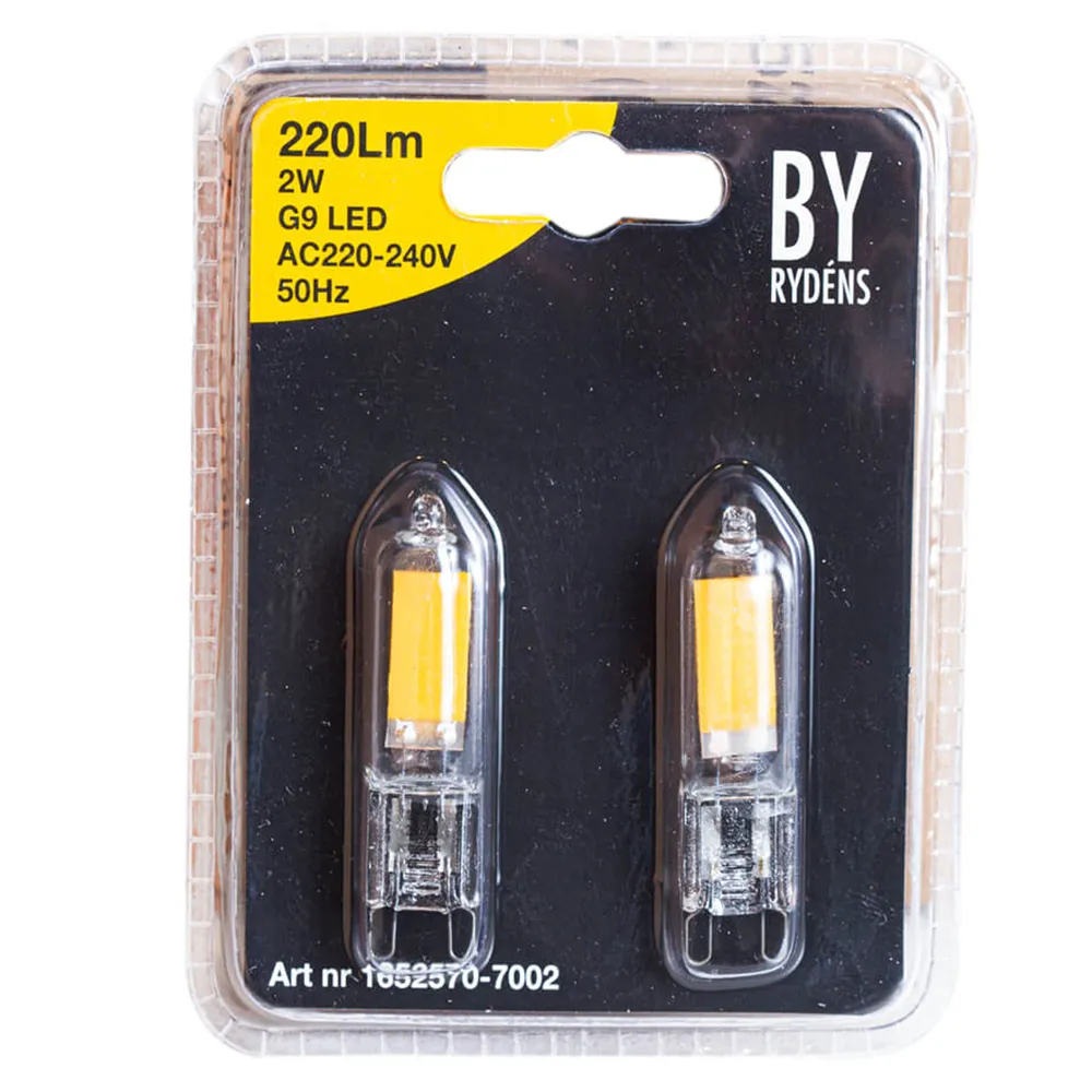 G9 LED himmennettävä 2W 2700K 220Lm 2-pakkaus