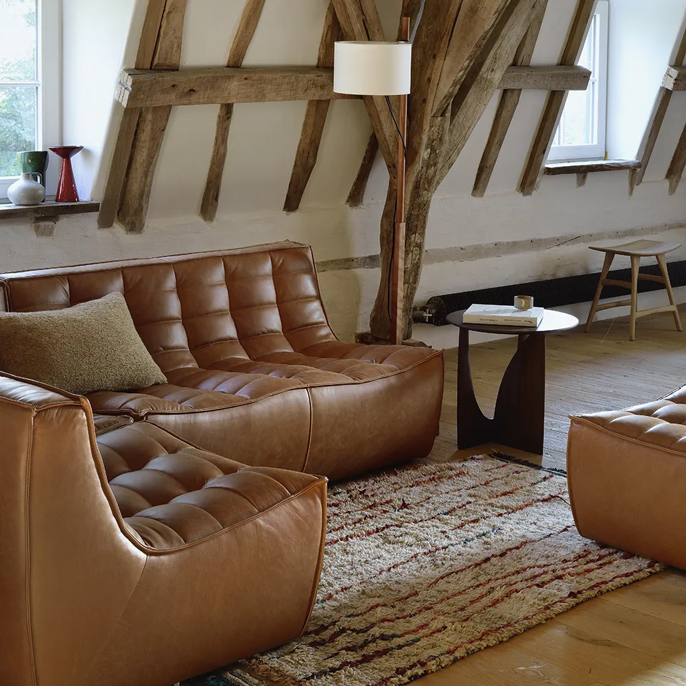 N701 3-istuttava sohva Leather