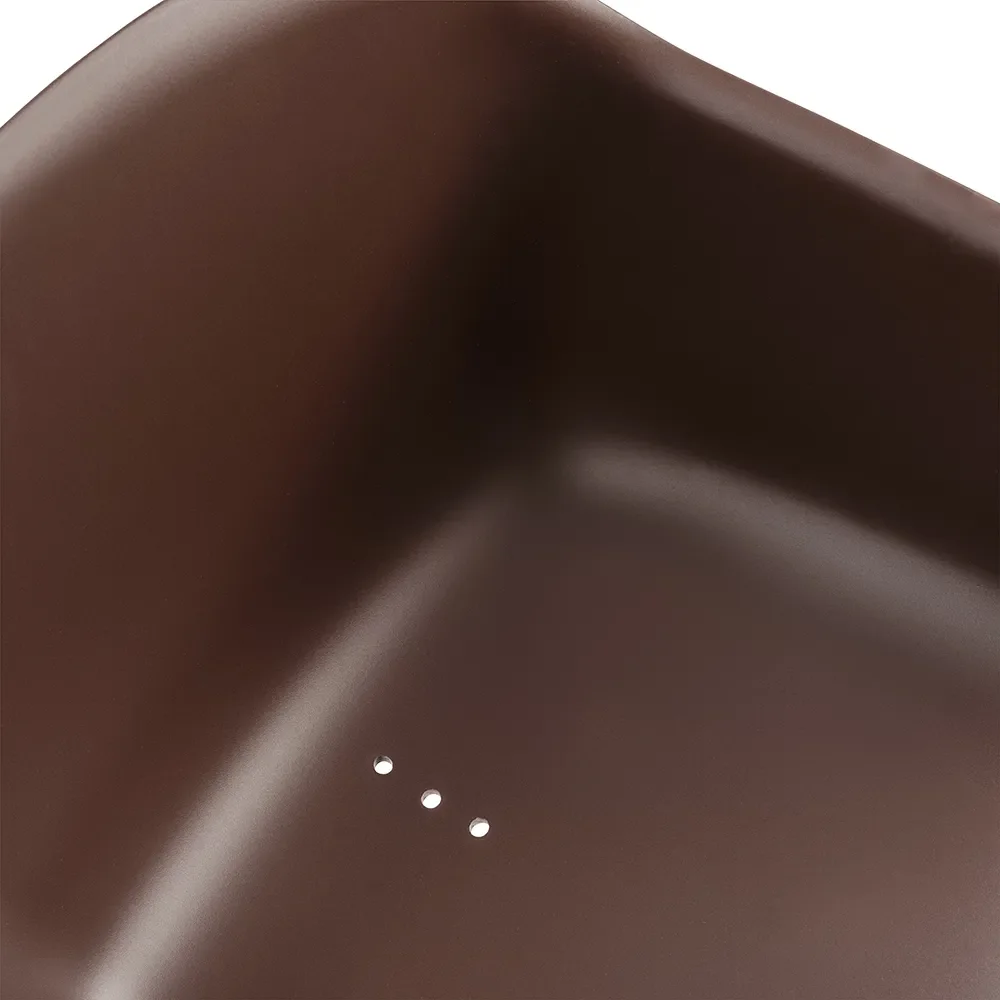 Fiber Outdoor Tuoli käsinojalla Anthracite Black 